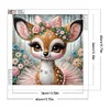 >SALE<5D DIY Partial Special Shaped Drill Diamond Painting Sika Deer Decoration40x40cm