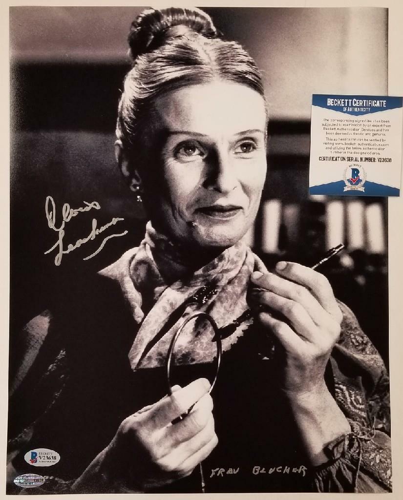 Cloris Leachman signed Frau Blucher