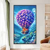 Diamond Painting-DIY Full Round Drill Hot Air Balloon(70*40 CM)