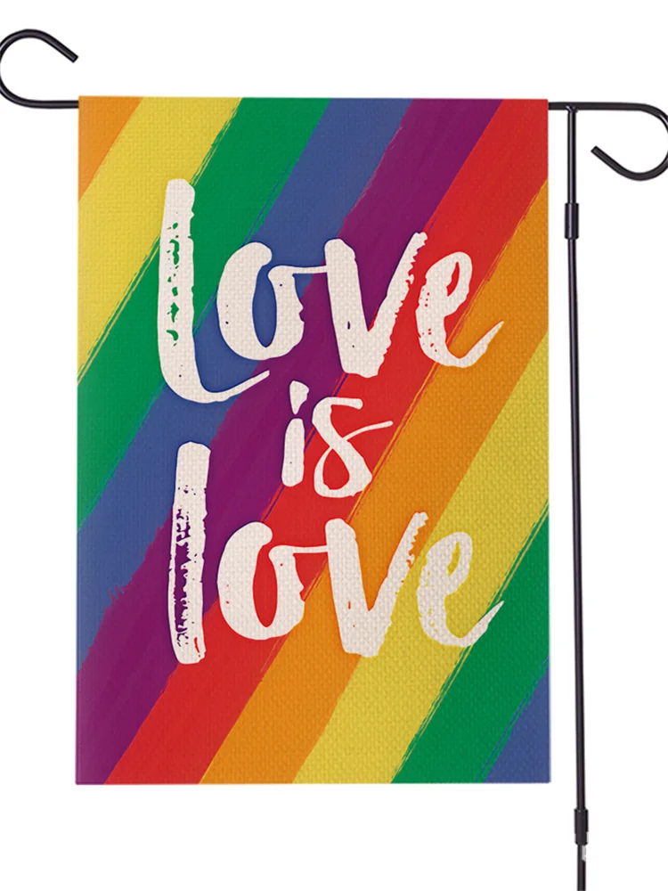 Rainbow LGBT Double Side Garden Flag