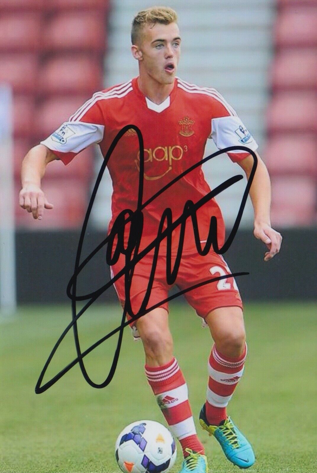 CALLUM CHAMBERS HAND SIGNED 6X4 Photo Poster painting - FOOTBALL AUTOGRAPH - SOUTHAMPTON 3.