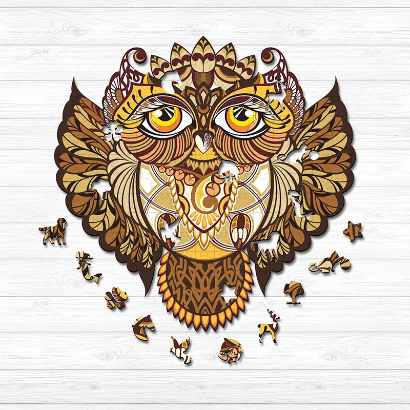 Ericpuzzle™ Ericpuzzle™Fat Owl Wooden  Puzzle