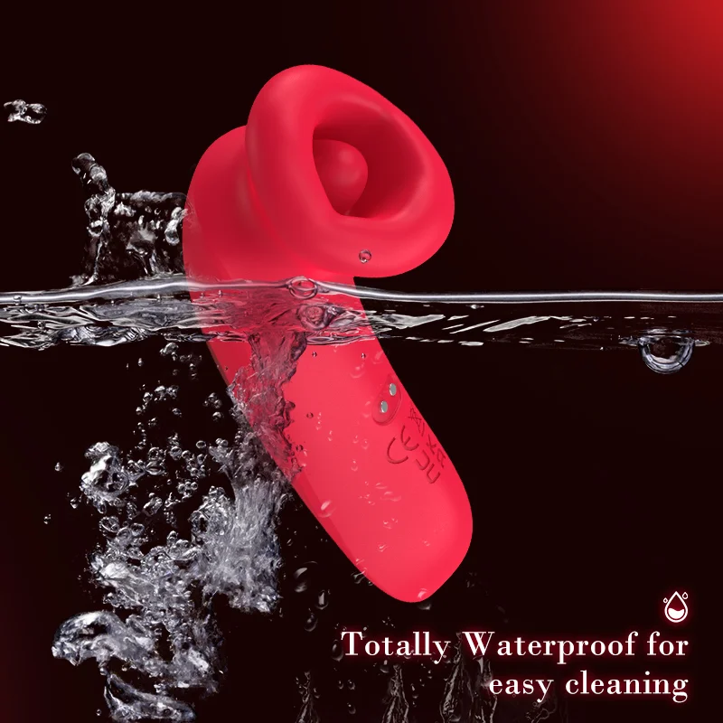 Rose Mouth Vibrator 2-in-1 Sucking Clitoral Vibrator