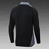 2024 Algeria Long Zipped Jacket Black Soccer Jersey 1:1 Thai Quality