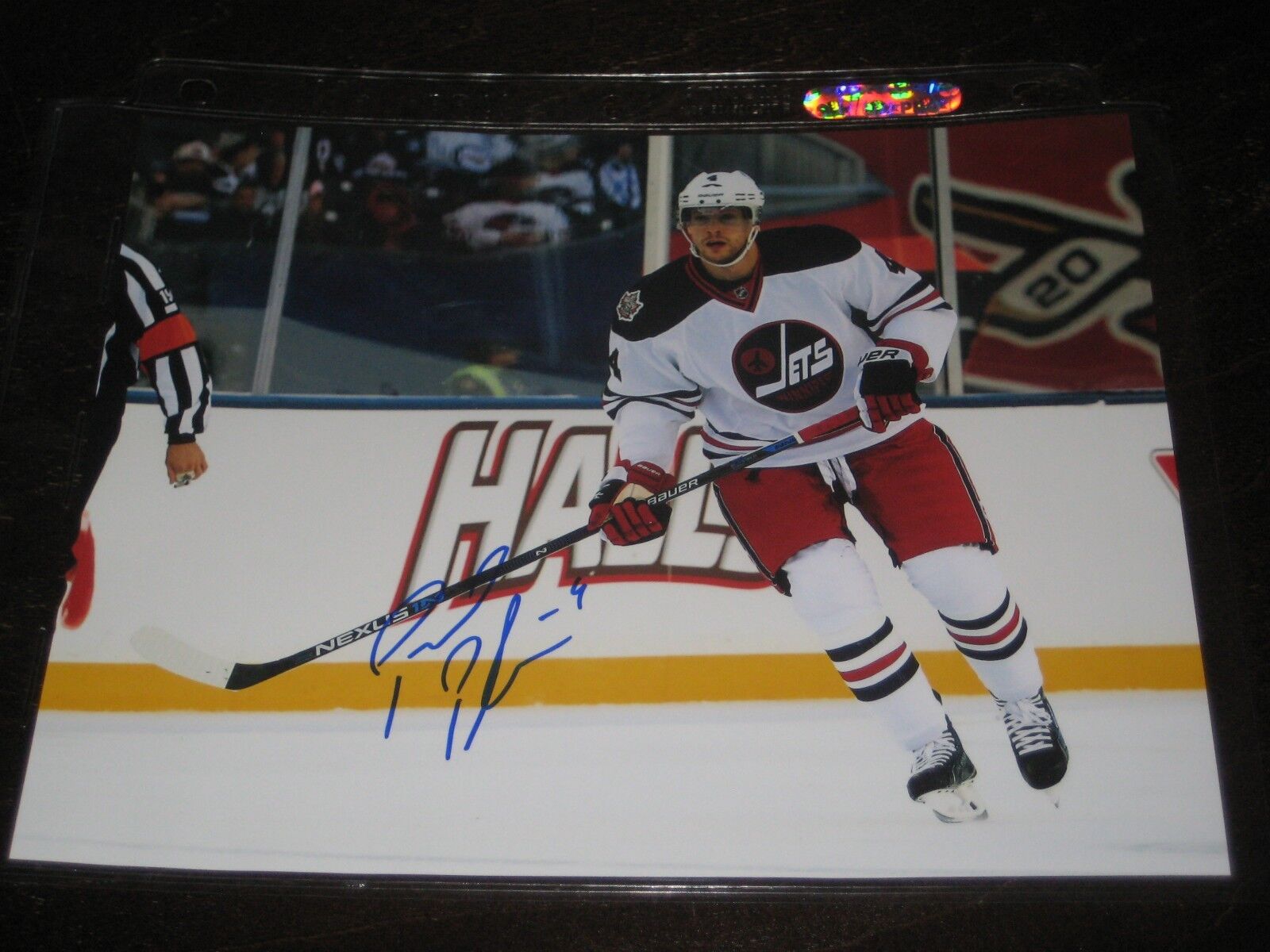 PAUL POSTMA autographed WINNIPEG JETS Heritage Classic