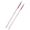 2Pcs Digital Oil Painting Brush Set Lightweight Soft Head Nylon Bristles Brush Non-Slip Professional Watercolor Brushes  Painting Supplies (Pink)