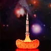  LED Night Light Creative Rocket Design 3D Print Space Shuttle Lamp Night Light Moon Lamp USB Rechargeable For Boys Birthday Home Light Decoration