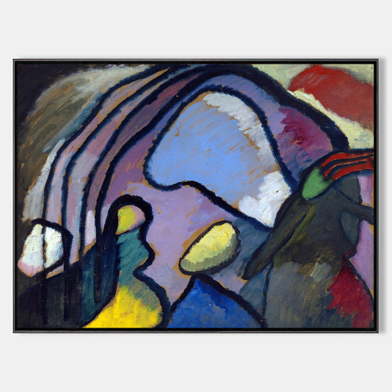 Arabelart "Echoes in Color" &ndash; Vibrant Modern Art Poster for Living Rooms