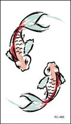 Temporary Tattoo sticker Alice In Wonderland Cheshire Cat Ink painting watercolor flash tatoo fake tatto for men women