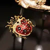 Original Design Siberian-Style Beetle Brooch - A Natural Art Collectible