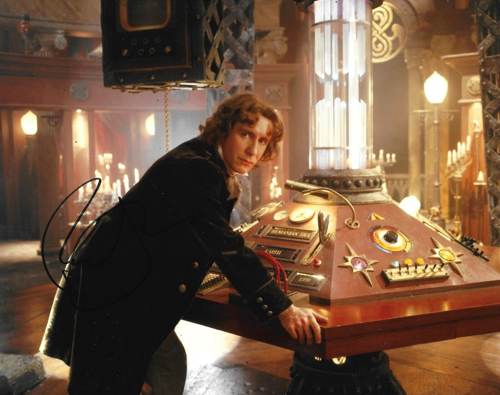 Paul McGann Signed Doctor Who 10x8 Photo Poster painting AFTAL