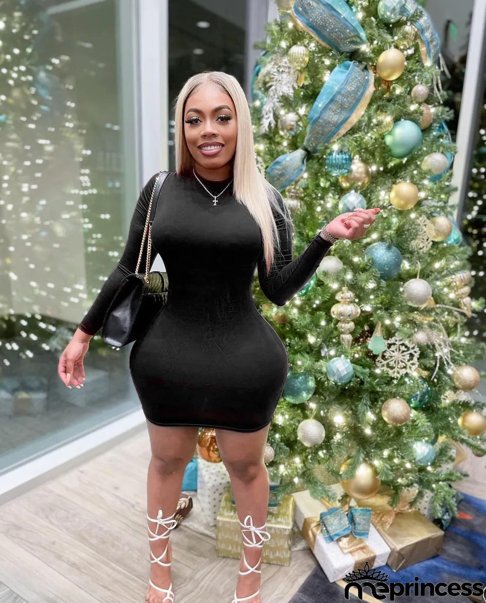 Casual Solid Long Sleeve Slim Mini Dress