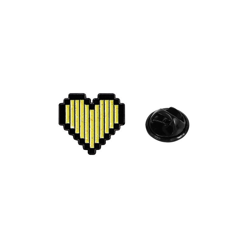 Casual Cute Minimalist Heart Shape Alloy Unisex Brooches