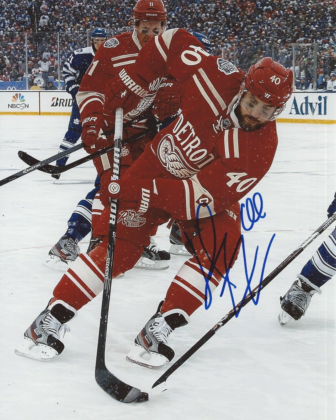 Henrik Zetterberg Signed 8x10 Photo Poster painting Detroit Red Wings Winter Cla Autographed COA