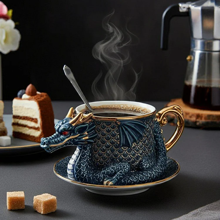 Dragon Shaped Coffee Cup