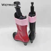 [Wetrose] In Stock Harley Quin Cosplay Shoes Isekai Suicide Squad Joker Girl Heels High Heel Boots