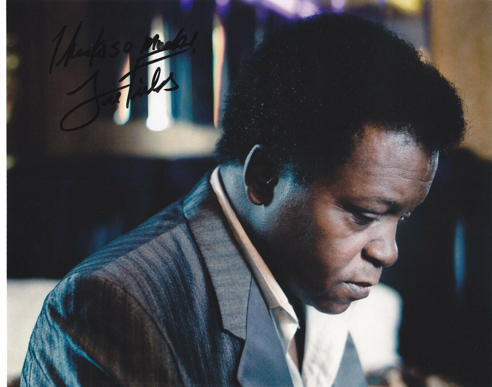 LEE FIELDS SIGNED AUTOGRAPHED 8X10 Photo Poster painting SOUL BLUES MUSIC PROOF