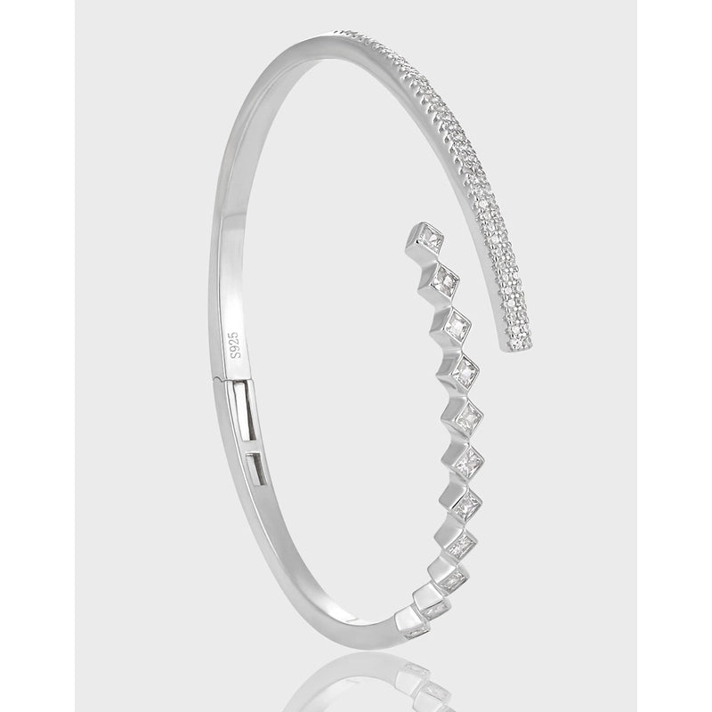 925 Sterling Silver Bangle Elegant Luxurious