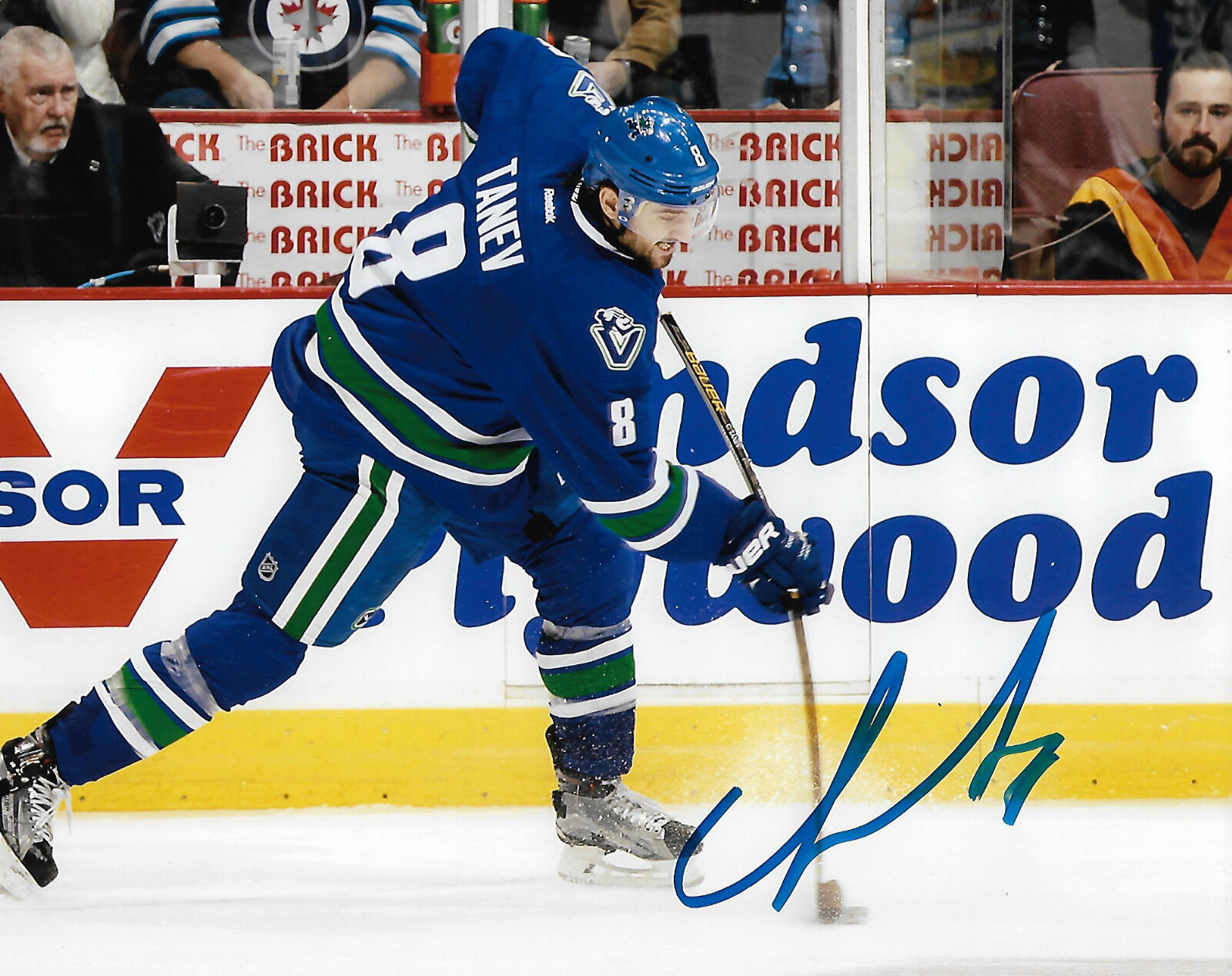 Vancouver Canucks Chris Tanev Autographed Signed 8x10 NHL Photo Poster painting COA M