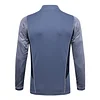 2023/2024 Inter Miami Half-Pull Training Suit Grey Football Shirt 1:1 Thai Quality