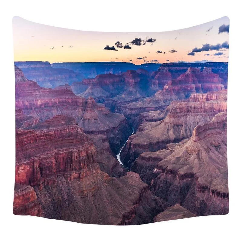 Waterfall Theme Forest Landscape Bath Curtains Cloud Waterproof Fabric Shower Curtain Nature Scenery Bathroom Screen