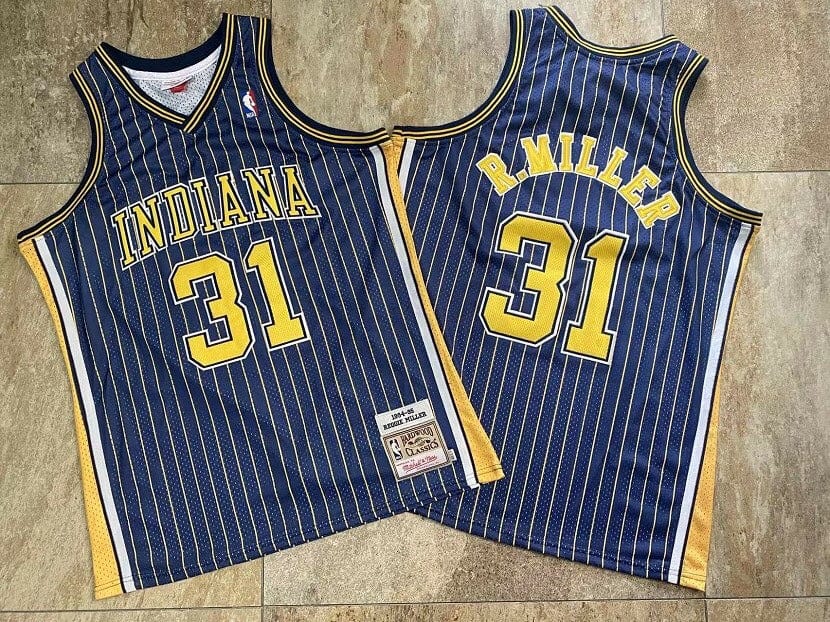 Reggie Miller Indiana Pacers Throwback Jersey mysite