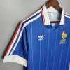 Retro 1982 France Soccer Jersey Home