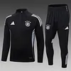 Joyfball 2025 Germany Half-Pull Training Suit Black Football Shirt 1:1 Thai Quality
