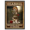 Reading Because Murder Is Wrong-11CT Stamped Cross Stitch 40*60cm(Big Size)