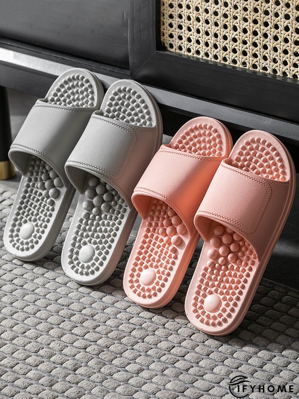 Massage Function Waterproof Bathroom Slippers | IFYHOME