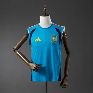 2026 Player Version Spain National Team Training Vest - Blue Football Shirt 1:1 Thai Quality
