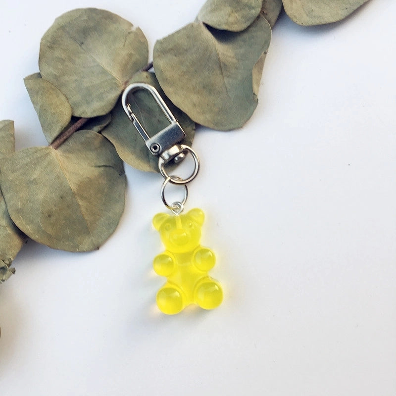 Cute Candy-colored Bear Keychain Pendant Fashion Bear Keychain