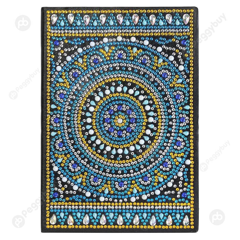 

Mandala-DIY Creative Diamond 50 Pages A5 Notebook, 501 Original