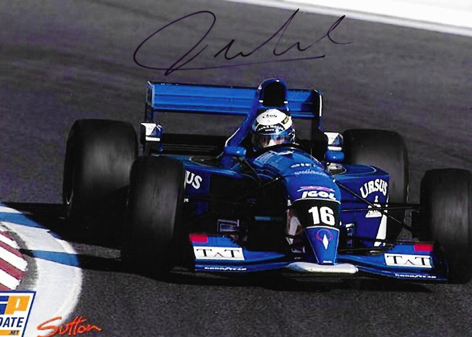 JEAN-DENIS DELETRAZ SIGNED 5X7* Photo Poster painting FORMULA ONE F1 (FORMEL 1 AUTOGRAPH)