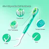 5 in 1 Mini Toothbrush & Floss & Tongue Scraper & Toothpick Set