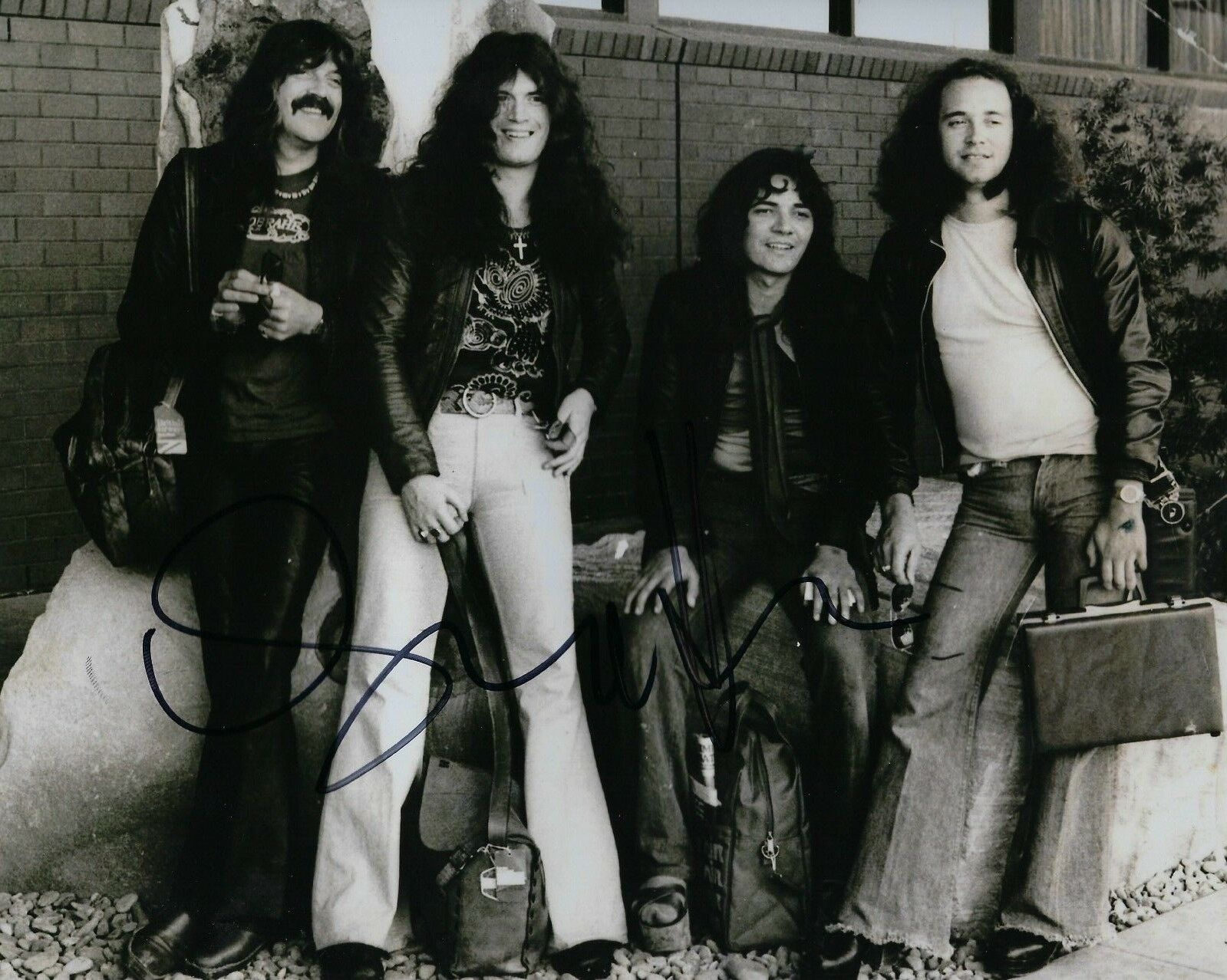 GFA Deep Purple * GLENN HUGHES * Signed Autographed 8x10 Photo Poster painting PROOF G5 COA