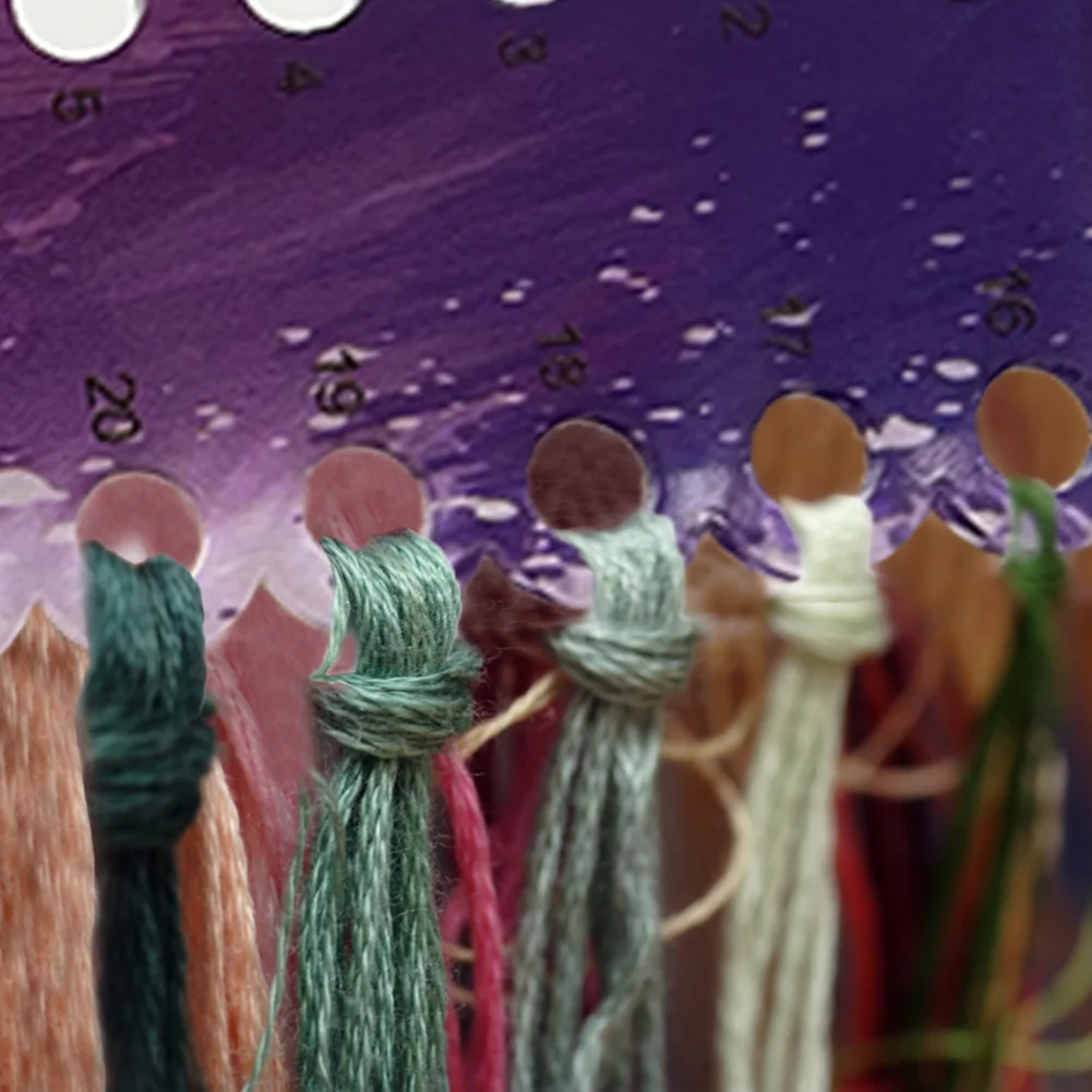 Embroidery Floss Organizer Cross Stitch Thread Holder Line Storage Boards