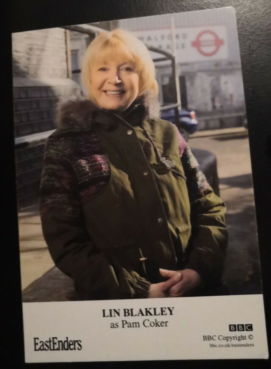 EASTENDERS UNSIGNED CAST CARD OF LIN BLAKLEY