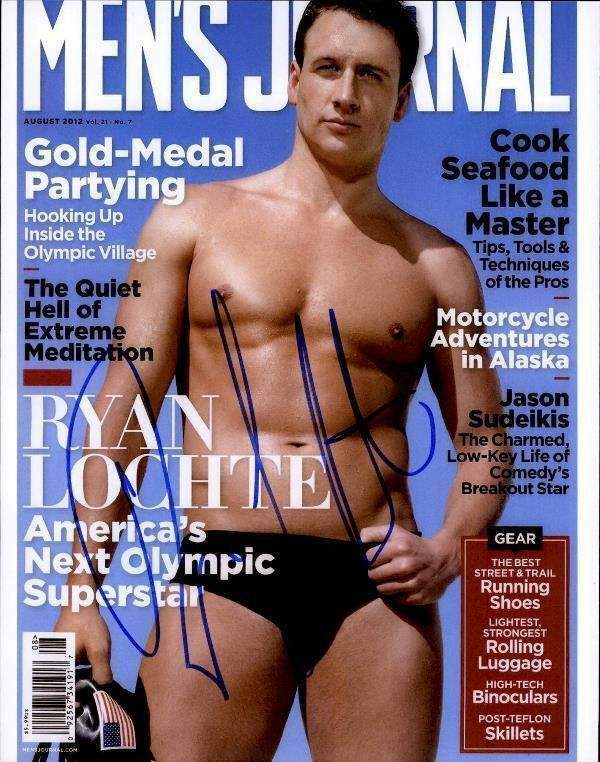 Ryan Lochte authentic signed swimming 8x10 Photo Poster painting W/Cert Autographed A0010