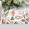Christmas Diamond Painting Placemats DIY Diamond Dot Kits for Home Decor