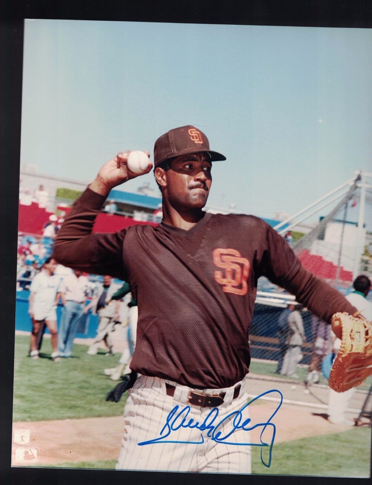 Sandy Alomar San Diego Padres Signed/Autogra