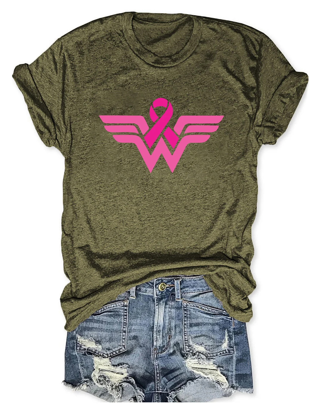 Cancer Ribbon Wonder T-Shirt