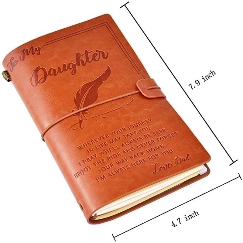 Creative Letter Imitation Leather Stationery Travel Journal Book Notebook