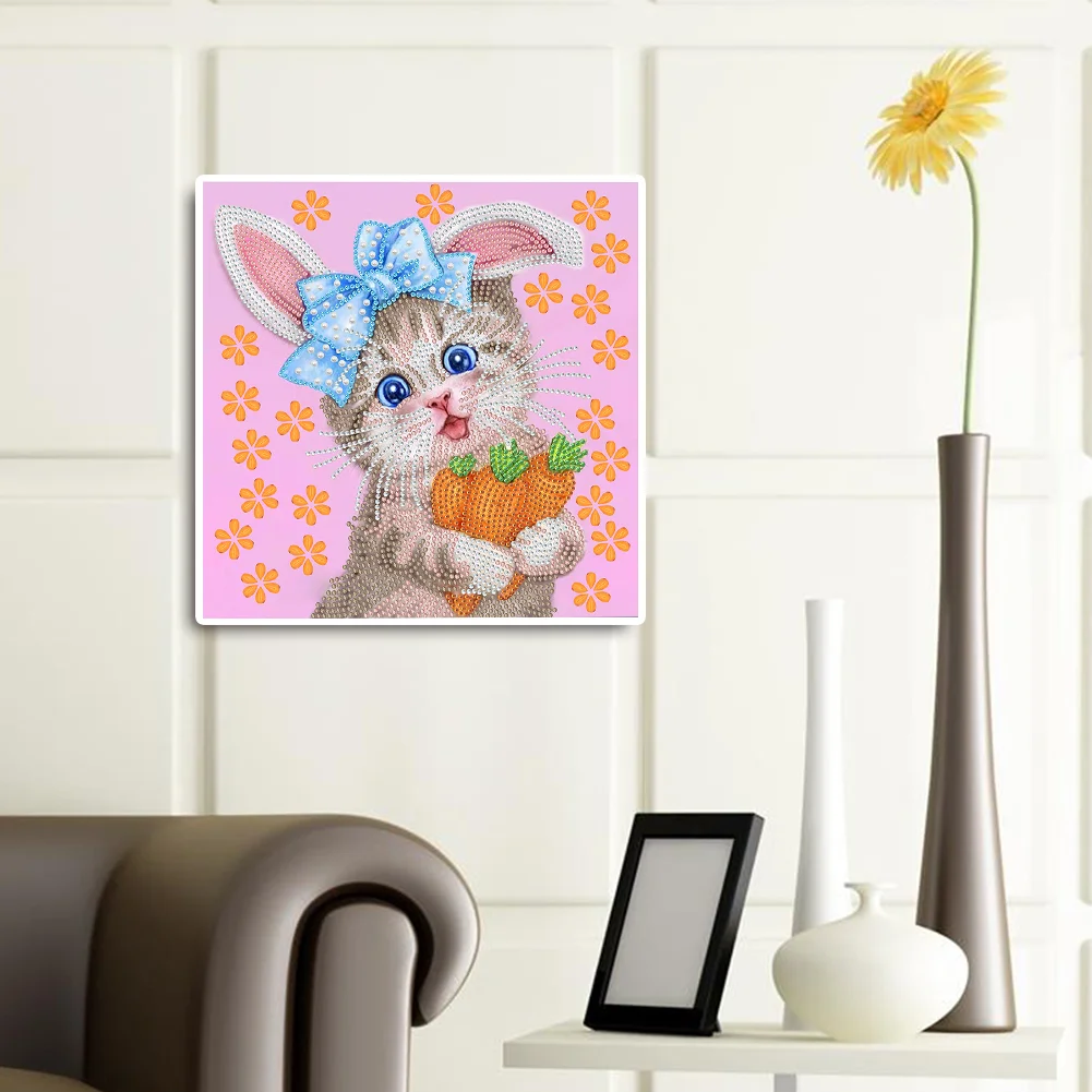 Special Shape Diamond Painting 30*30cm - Funny Cat