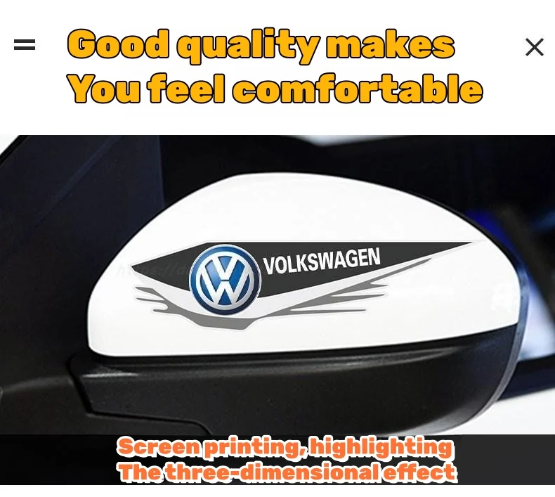 Car logo 3D three-dimensional scratch blocking decorative sticker