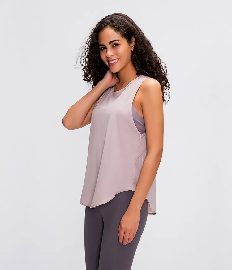 womens athletic vest dark pink