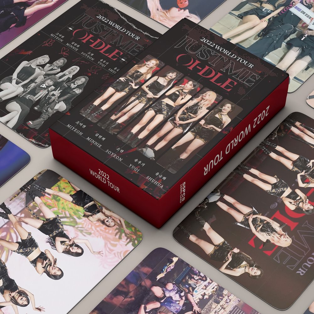 G-IDLE JUST ME World Tour lomo Postcard 55 Pcs
