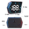 Car Digital GPS Speedometer Overspeed Alarm Digital GPS HUD Speedometer Odometer