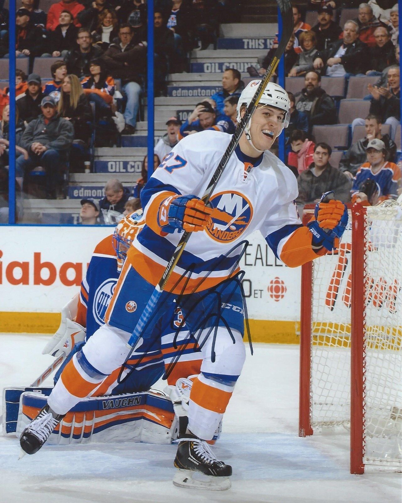 Anders Lee Signed 8x10 Photo Poster painting New York Islanders Autographed COA D