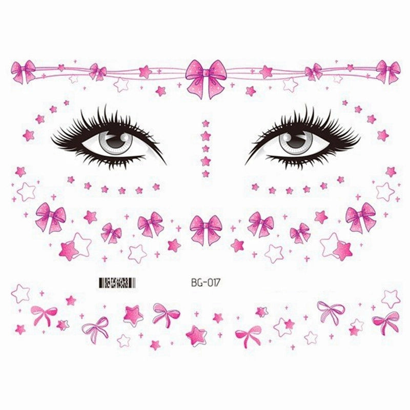 Lady Butterfly Pet Tattoos & Body Art 1 Piece